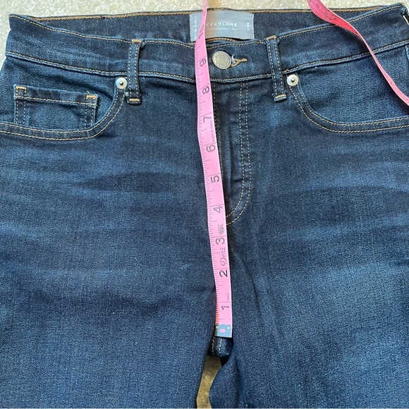 Everlane Jeans Womens 28 Blue Mid-Rise Skinny Ankle Dark Wash Cotton Blend Denim - Picture 8 of 11